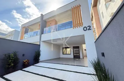 Sobrado geminado com 3 suítes, jacuzzi externa e 172m² – jardim sofia, joinville