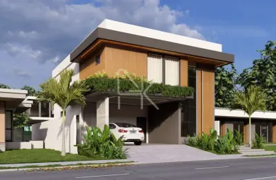 Casa alto padrão nova à venda em condomínio fechado | 3 suítes, 2 vagas, 247 m² privativos – quinte essence vila nova