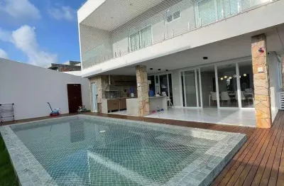 Casa em condomínio para venda em camaçari, alphaville (abrantes), 3 dormitórios, 3 suítes, 5 banheiros, 2 vagas