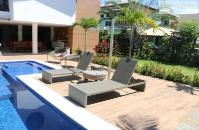 Casa em condomínio para venda em camaçari, guarajuba (monte gordo), 5 dormitórios, 5 suítes, 6 banheiros, 4 vagas