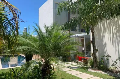 Casa em condomínio para venda em camaçari, busca vida (abrantes), 4 dormitórios, 4 suítes, 5 banheiros, 2 vagas