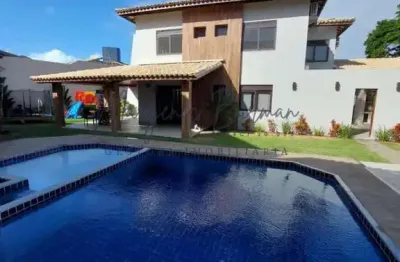 Casa em condomínio para venda em lauro de freitas, vilas do atlântico, 4 dormitórios, 4 suítes, 5 banheiros, 2 vagas