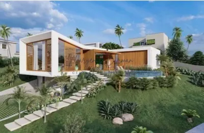 Casa em condomínio para venda em camaçari, alphaville (abrantes), 4 dormitórios, 4 suítes, 5 banheiros, 5 vagas