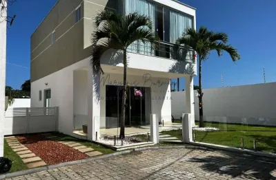 Casa em condomínio para venda em camaçari, vila de abrantes (abrantes), 3 dormitórios, 1 suíte, 2 banheiros, 4 vagas