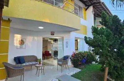 Casa em condomínio para venda em lauro de freitas, buraquinho, 4 dormitórios, 3 suítes, 5 banheiros, 2 vagas