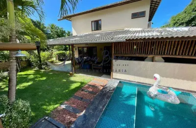 Casa em condomínio para venda em mata de são joão, praia do forte, 7 dormitórios, 7 suítes, 8 banheiros, 2 vagas