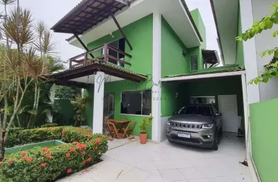 Casa em condomínio para venda em lauro de freitas, buraquinho, 4 dormitórios, 4 suítes, 5 banheiros, 2 vagas