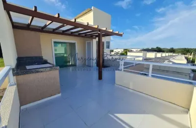 Casa em condomínio para venda em camaçari, busca vida (abrantes), 3 dormitórios, 2 suítes, 2 banheiros, 2 vagas