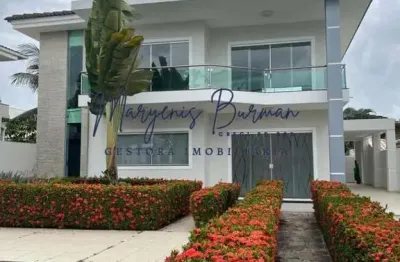 Casa em condomínio para venda em lauro de freitas, portão, 4 dormitórios, 4 suítes, 6 banheiros, 3 vagas