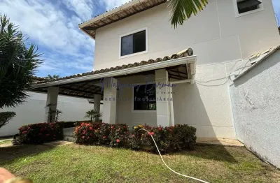 Casa em condomínio para venda em lauro de freitas, buraquinho, 3 dormitórios, 1 suíte, 3 banheiros, 3 vagas