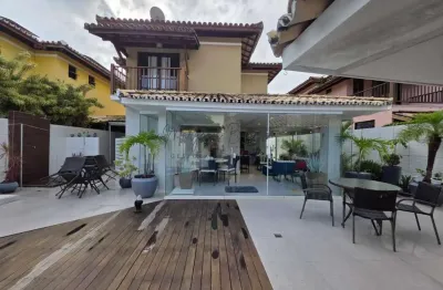 Casa em condomínio para venda em lauro de freitas, vilas do atlântico, 4 dormitórios, 4 suítes, 5 banheiros, 4 vagas
