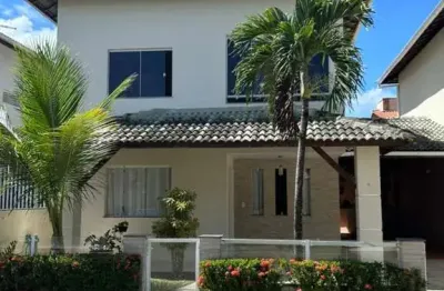 Casa em condomínio para venda em lauro de freitas, buraquinho, 4 dormitórios, 3 suítes, 5 banheiros, 2 vagas