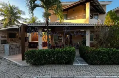 Casa em condomínio para venda em lauro de freitas, buraquinho, 3 dormitórios, 3 suítes, 4 banheiros, 2 vagas