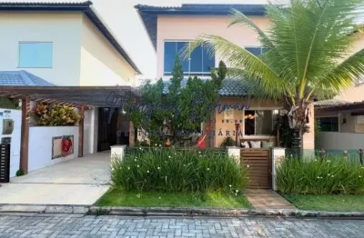 Casa em condomínio para venda em lauro de freitas, buraquinho, 4 dormitórios, 3 suítes, 5 banheiros, 2 vagas