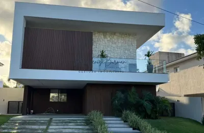 Casa em condomínio para venda em camaçari, alphaville (abrantes), 4 dormitórios, 4 suítes, 6 banheiros, 4 vagas