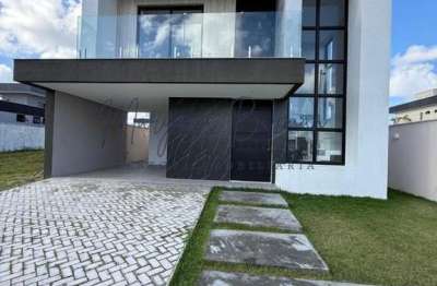 Casa em condomínio para venda em camaçari, jardim limoeiro, 4 dormitórios, 3 suítes, 5 banheiros, 2 vagas
