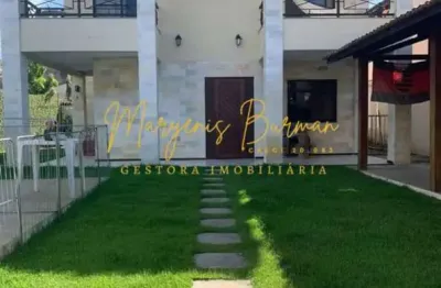 Casa em condomínio para venda em camaçari, busca vida (abrantes), 5 dormitórios, 3 suítes, 5 banheiros, 2 vagas