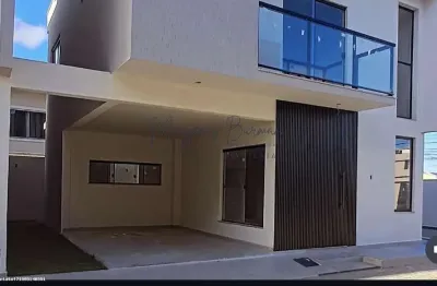 Casa em condomínio para venda em lauro de freitas, buraquinho, 3 dormitórios, 3 suítes, 4 banheiros, 1 vaga