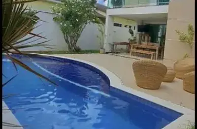 Casa em condomínio para locação em camaçari, alphaville (abrantes), 4 dormitórios, 4 suítes, 6 banheiros, 4 vagas