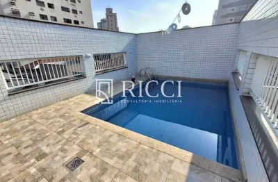 Casa à venda em santos-sp, bairro aparecida: 03 quartos, 03 suítes, 2 salas, 06 banheiros, 250m² - imóvel imperdível!