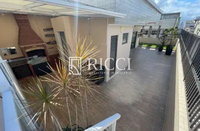 Cobertura de luxo na ponta da praia: 3 quartos, 1 suíte, 3 salas, 5 banheiros, 2 vagas, 294m² - santos-sp.