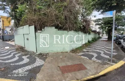 Terreno à venda em santos - embaré, r$1.700.000 | ricci consultoria
