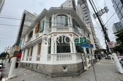 Imperdível oportunidade de investimento: ponto comercial à venda na pompéia, santos-sp, com 8 salas, 5 banheiros e 340m²!