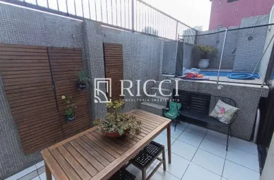 Cobertura com 3 quartos à venda no Embaré, Santos 