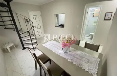 Cobertura com 2 quartos à venda na vila alzira, guarujá , 110 m2 por r$ 800.000