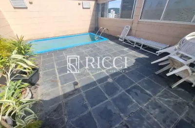 Cobertura na ponta da praia em santos para retrofit, 3 dormitórios sendo 3 suites