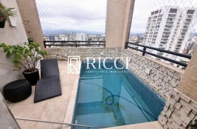 Cobertura com 3 quartos à venda no Embaré, Santos 