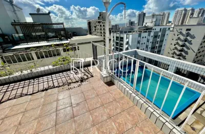 Comprar cobertura na ponta da praia elevador atende os dois pavimentos