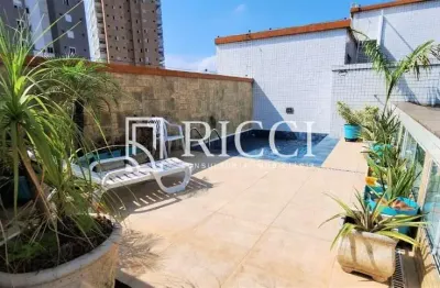 Cobertura com 3 quartos à venda no gonzaga, santos , 258 m2 por r$ 1.698.000