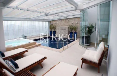 Cobertura com 4 quartos à venda no ponta da praia, santos , 657 m2 por r$ 12.000.000