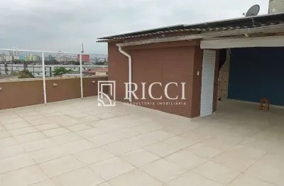 Cobertura à venda em santos-sp, bairro aparecida! 3 quartos, 1 suíte, 2 salas, 4 banheiros, 2 vagas de garagem, 200m².