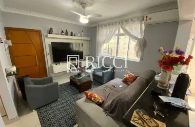 Imperdível oportunidade: apartamento à venda em santos-sp, no marapé, com 2 quartos, 1 sala, 1 banheiro, 1 vaga de garagem com  quintal !