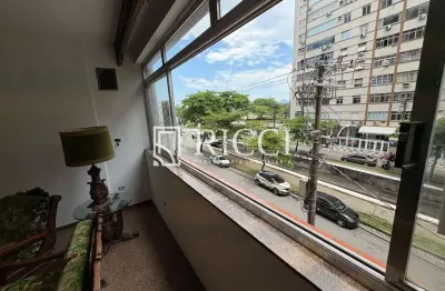 Apartamento à venda em santos -sp no gonzaga: 3 quartos, 1 suíte, 3 salas, 3 banheiros, 1 vaga, 126m²