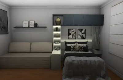 Kitnet / Stúdio à venda na Rua Ildefonso Stockler de França, 260, Novo Mundo, Curitiba