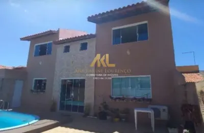 Casa em condomínio fechado com 5 quartos à venda na rodovia ba-099 - estrada do côco km 11,5, 1, abrantes, camaçari por r$ 650.000