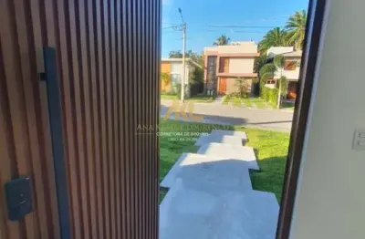 Casa em condomínio fechado à venda na rua sucupió, 1, abrantes, camaçari por r$ 1.200.000