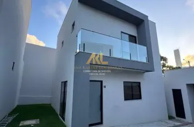 Casa em condomínio fechado com 4 quartos à venda na abrantes, 2, abrantes, camaçari por r$ 500.000