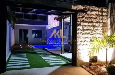 Casa em condomínio fechado com 3 quartos para alugar na portal de arembepe, 20, arembepe (abrantes), camaçari por r$ 3.500