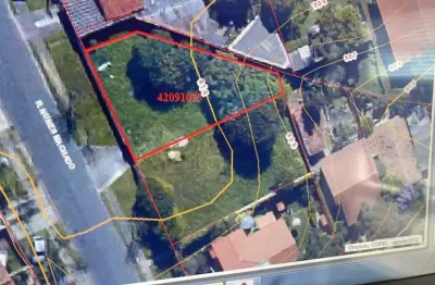 Terreno à venda na rua nunes machado, 2443, parolin, curitiba por r$ 1.600.000