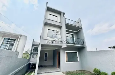 Casa com 4 quartos à venda na rua valdomiro rodrigues, tatuquara, curitiba, 120 m2 por r$ 595.000