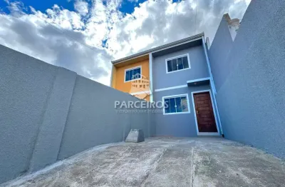 Casa com 2 quartos à venda na rua gilmar nicco, campo de santana, curitiba, 58 m2 por r$ 320.000