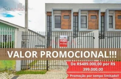 Sobrado com 3 dormitórios à venda, 96 m² por r$ 399.000,00 - sítio cercado - curitiba/pr
