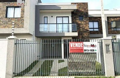 Sobrado com 3 dormitórios à venda, 112 m² por r$ 640.000,00 - umbará - curitiba/pr
