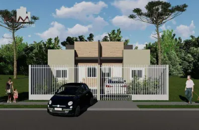 Casa com 3 dormitórios à venda, 59 m² por R$ 437.000,00 - Sítio Cercado - Curitiba/PR