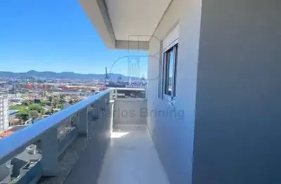 *apartamento novo para locação - 2 suítes e 2 vagas - andar alto- lottus residence - centro - itajaí - sc*