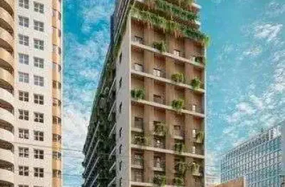 Apartamento com 1 dormitório à venda, 22 m² por r$ 302.597,41 - centro - curitiba/pr